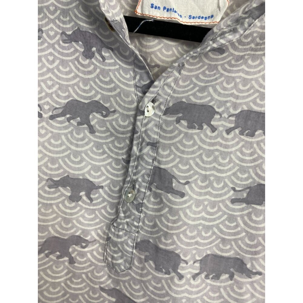Foresta G Laurence Setton Tunic Long Sleeve Artsy Top Medium Boho Gray lagenlook - Picture 7 of 13